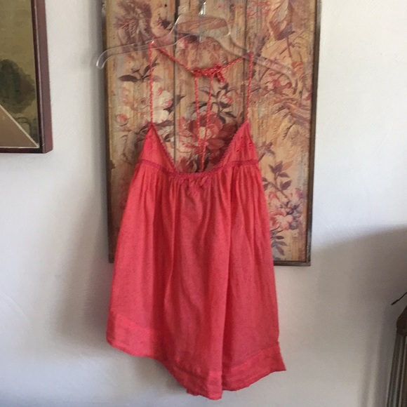 NWT FREE PEOPLE NEW ROMANTICS BRAND BOHO TANK TOP XS - Picture 4 of 13